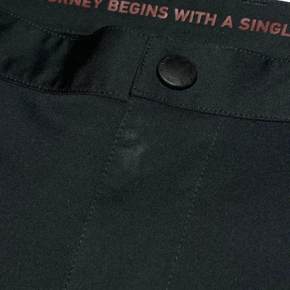 Rhone Commuter Pants Mens 32x31 Black Slim Fit Flat Front Stretch Casual Classic - Picture 3 of 14